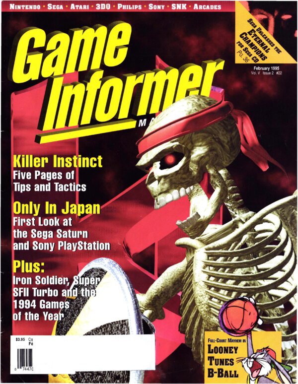 Game Informer Issue 22 (February 1995) cover